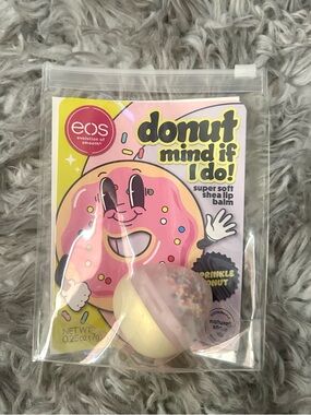 EOS limited edition microbatch Donut Mind If I Do! Sprinkle Donut Shea Lip Balm